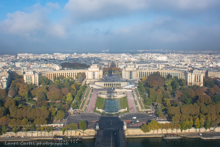 Vue sur le Trocadero