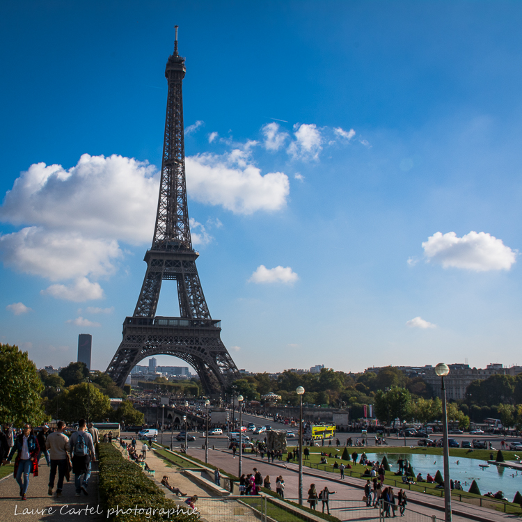 Depuis le Trocadero