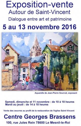 Affiche expo eglise le mesnil le roi