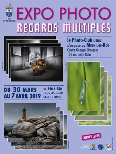 Affiche expo photo regards multiples 2019