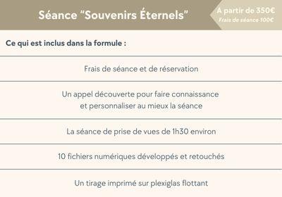 Tarif souvenirs eternels 2